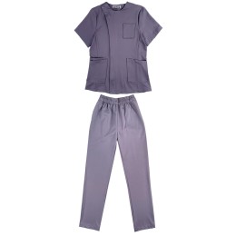 大量訂做灰色女裝護士服套裝   個人設計短袖修身手術服  美容服 整形醫院護士服 SKU039 大量訂做灰色女裝護士服套裝   個人設計短袖修身手術服  美容服 整形醫院護士服 SKU039