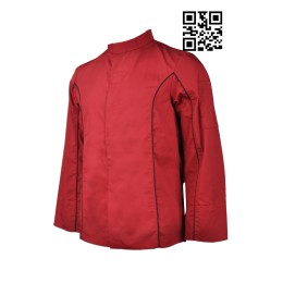 SKKI007  網上下單廚師服  度身訂造廚師服  腰位網 透氣孔 筆插 製作長袖廚師服 廚師服hk中心  廚師制服價格 SKKI007  網上下單廚師服  度身訂造廚師服  腰位網 透氣孔 筆插 製作長袖廚師服 廚師服hk中心  廚師制服價格