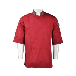 CHKOUT-U120Z0159B  設計短袖廚師制服 訂購時尚廚師制服  訂製餐廳廚師服 廚師服專門店   烹飪制服 CHKOUT-U120Z0159B  設計短袖廚師制服 訂購時尚廚師制服  訂製餐廳廚師服 廚師服專門店   烹飪制服