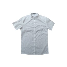 訂製白色女裝西裝恤衫     設計企領短袖恤衫制服     團隊制服   恤衫專門店  余仁生  R395 訂製白色女裝西裝恤衫     設計企領短袖恤衫制服     團隊制服   恤衫專門店  余仁生  R395