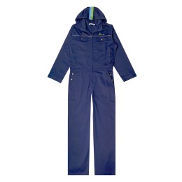 網上下單訂製保潔清潔服    清潔服務連體服 外牆清潔  高空清潔 害蟲及鼠害管理行業  金屬啪鈕設計  ESG  連帽清潔服 寶藍色 65%polyester 35%cotton   CL036 網上下單訂製保潔清潔服    清潔服務連體服 外牆清潔  高空清潔 害蟲及鼠害管理行業  金屬啪鈕設計  ESG  連帽清潔服 寶藍色 65%polyester 35%cotton   CL036