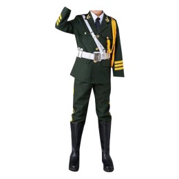 SKFRS001  訂製三件套升旗手服   自訂緩帶 翻領 前胸袋口  學校演出服  樂隊 升旗  步操  升旗手服供應商 SKFRS001  訂製三件套升旗手服   自訂緩帶 翻領 前胸袋口  學校演出服  樂隊 升旗  步操  升旗手服供應商