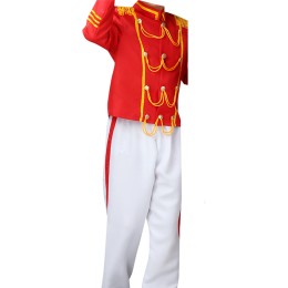 製造紅色升旗手服  自訂紅色少先隊鼓號服  軍樂隊服製衣廠 SKFRS005 製造紅色升旗手服  自訂紅色少先隊鼓號服  軍樂隊服製衣廠 SKFRS005