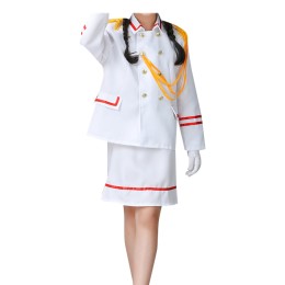 網上下單訂做步操服套裝  個人設計緩帶白色升旗手服  升旗手服供應商 SKFRS011 網上下單訂做步操服套裝  個人設計緩帶白色升旗手服  升旗手服供應商 SKFRS011