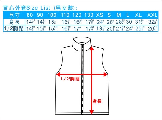 尺碼-å·¥åèå¿-ç·å¥³è£-ç«¥è£-20100131